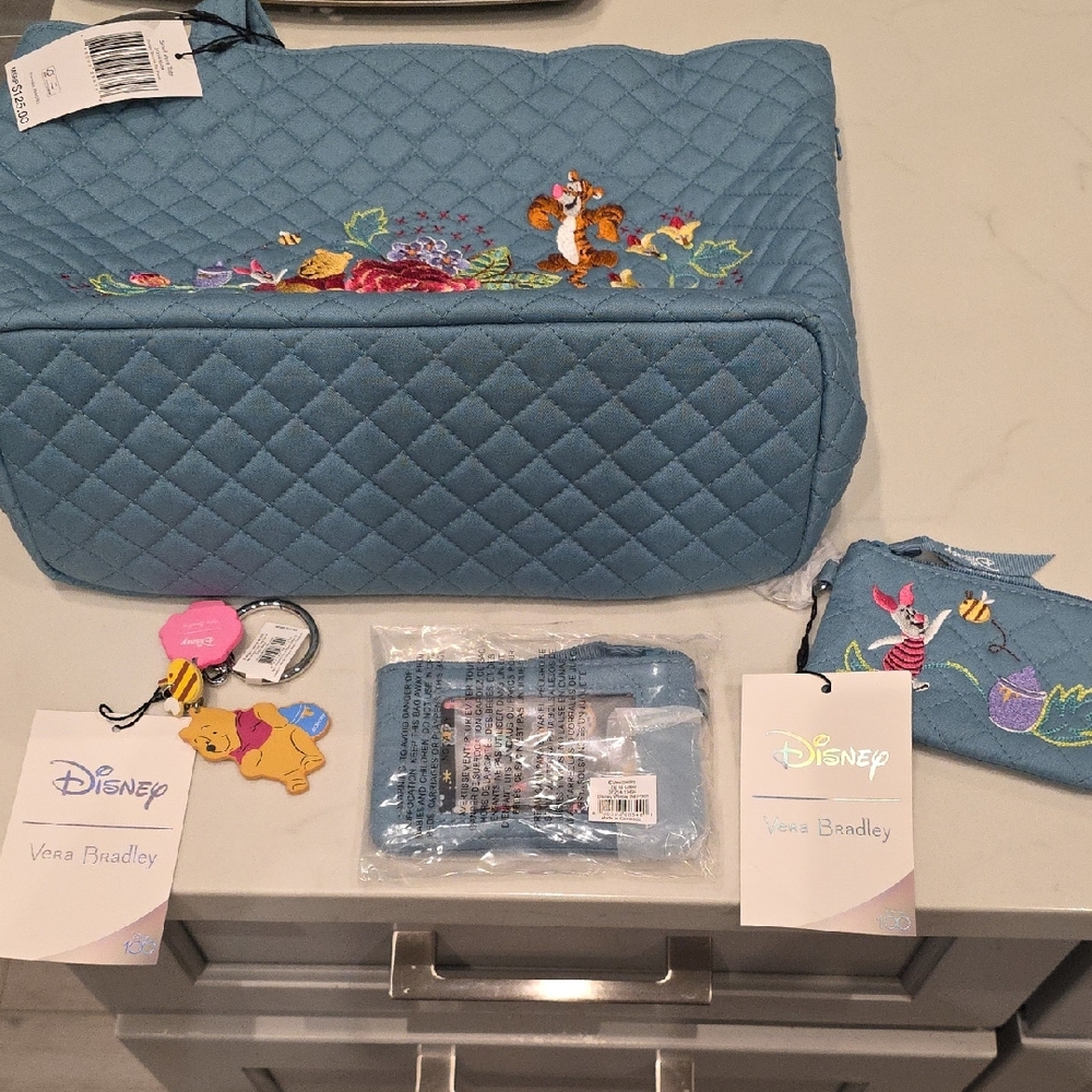 Vera Bradley Winnie The Pooh Lot All Nwt